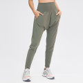 Factory Track Pant Fit Loose High Rise Holgado Spandex Cintura de spandex Pantalones deportivos cómodos